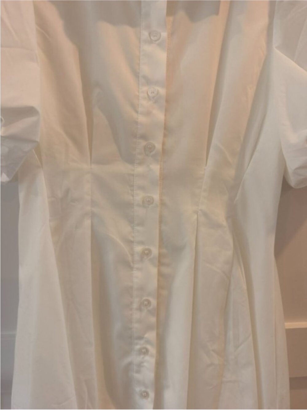 En Saison White Bubble and Puff-Sleeve Dress Size XS - Picture 3 of 5